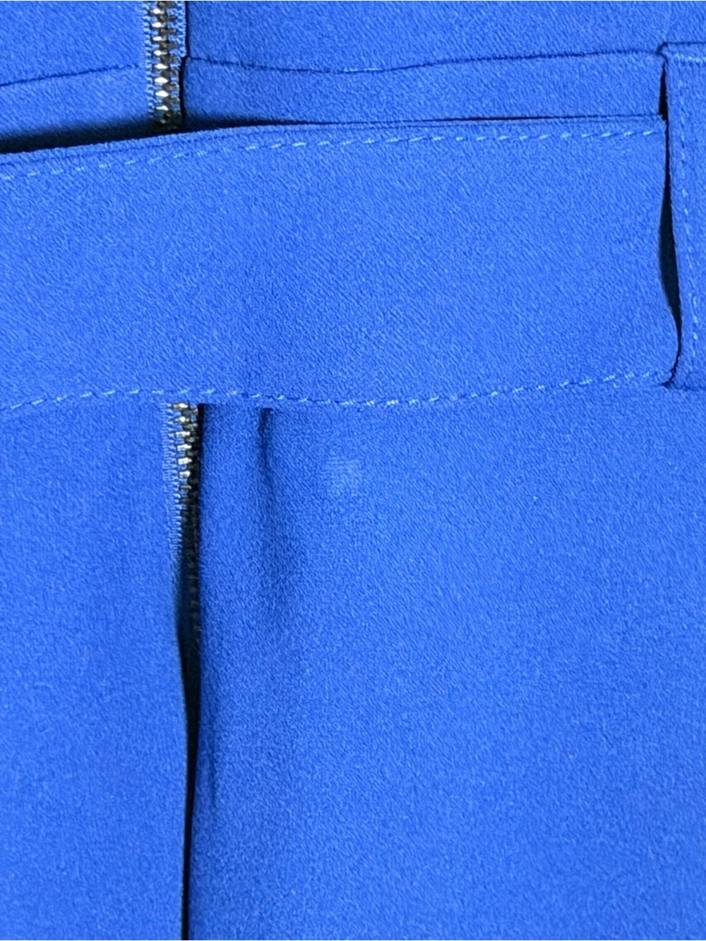 Calvin Klein Cobalt Blue Sleeveless Midi Dress with Waist Tie - Picture 8 of 8
